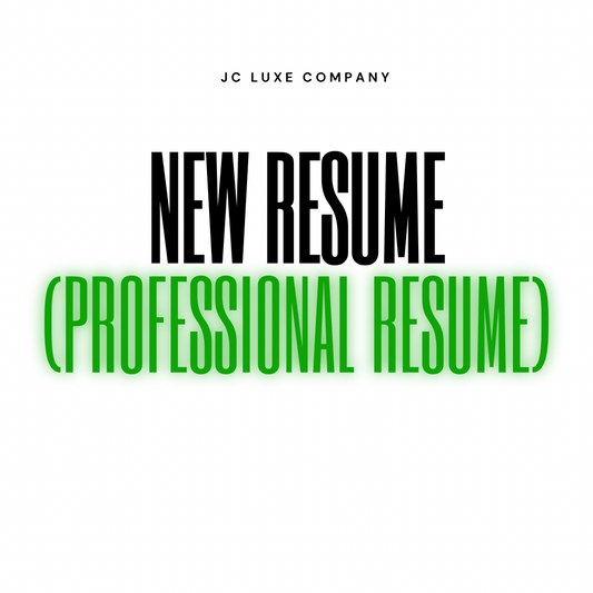 Customized Professional Resume